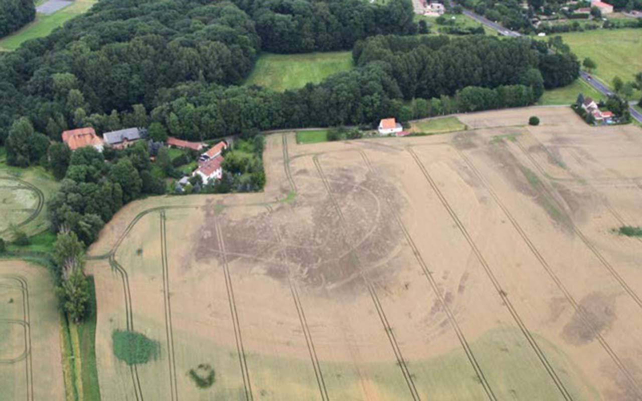 Die Befestigung von Hof/Stauchitz, Lkr. Nordsachsen, Quelle: LfA Sachsen