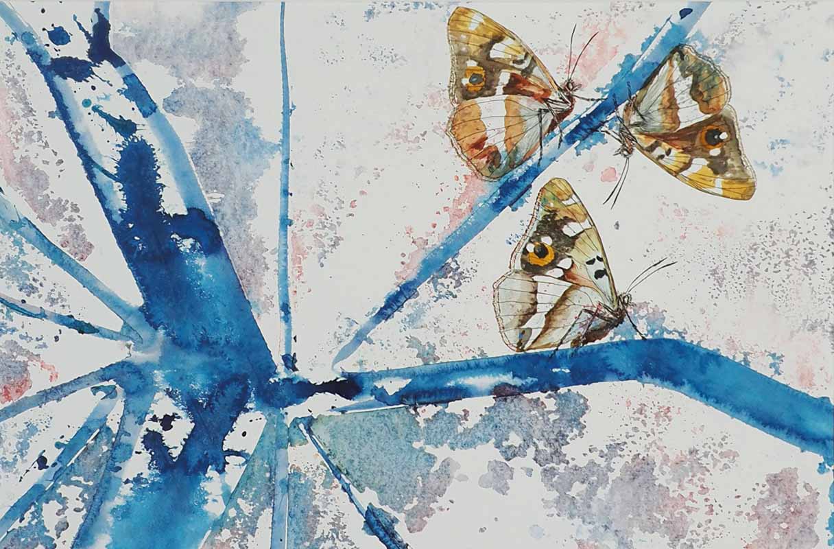 "Zelders Teiche" mit "Drei Schillerfalter"