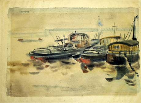 Aquarell des Malers Max Walter Ulbrich