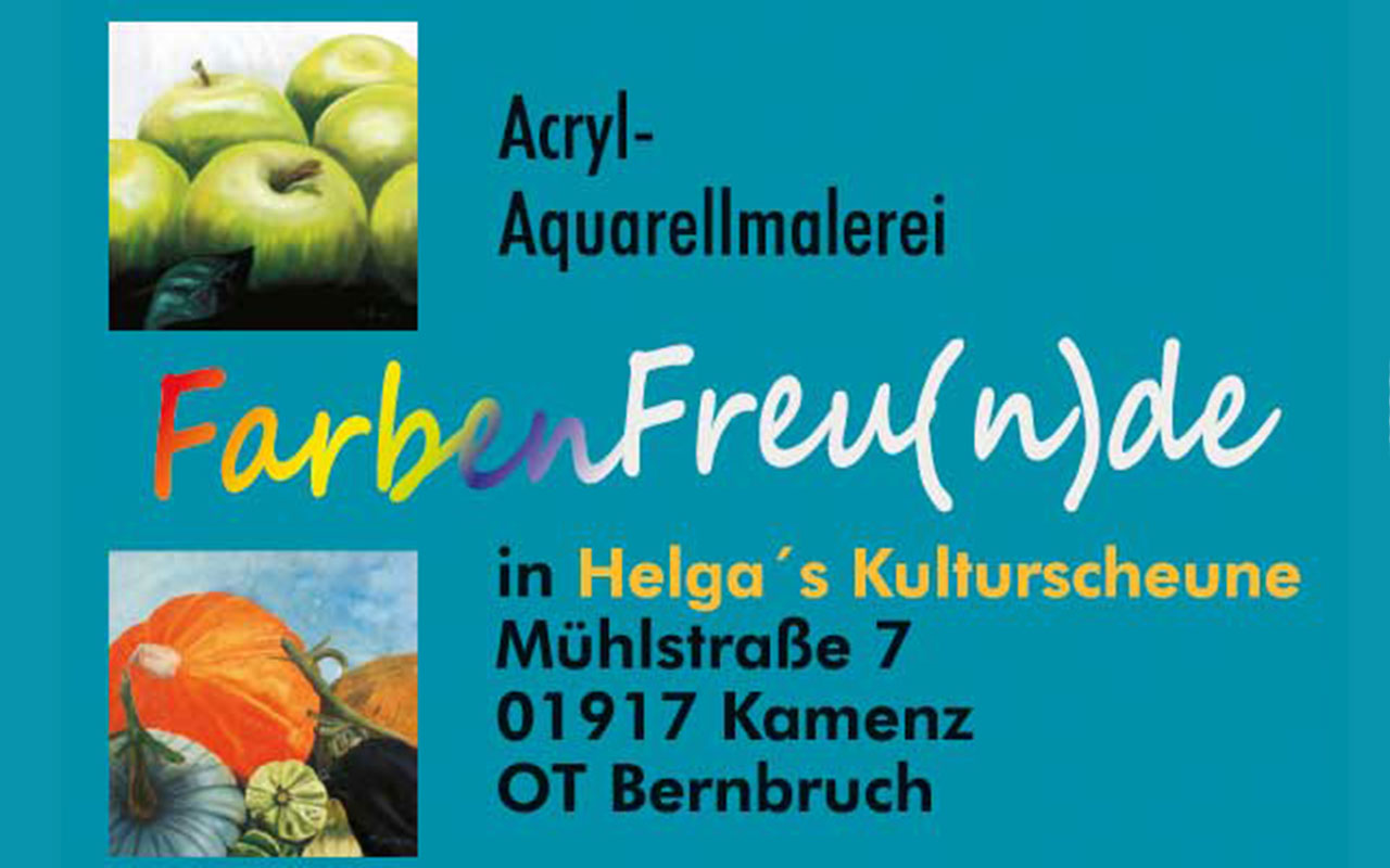 Plakat "Farbenfreunde" Maik Weber