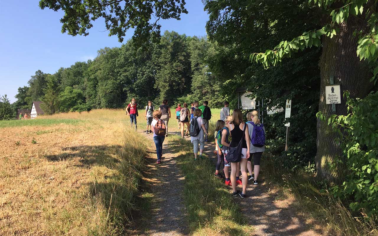 Wanderung an der Ostroer Schanze